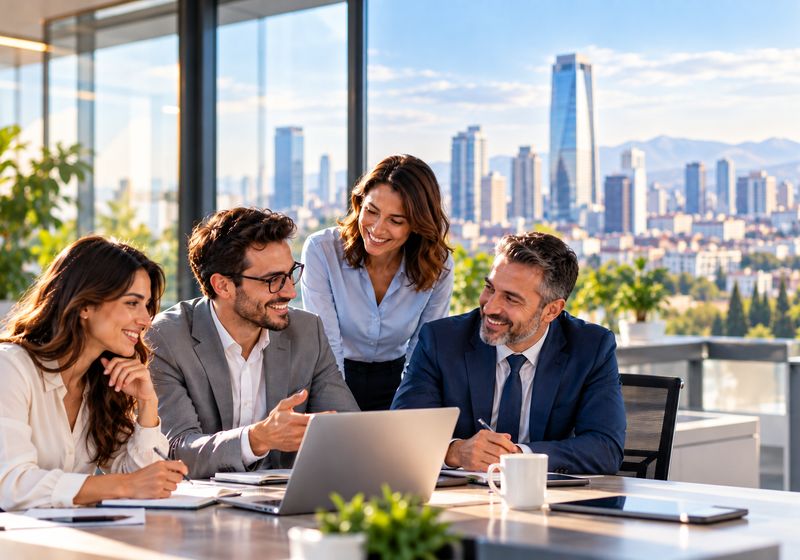 Grup sağlık sigortası &ndash; toplantı masasında &ccedil;alışan ekip